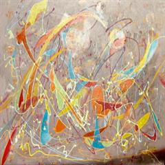 MOVIMIENTO 2 oleo sobre tela 100x130 cnt