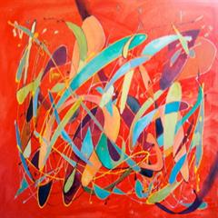 MOVIMIENTO 3 oleo sobre tela 100x130 cnt